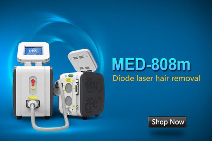 808 CE indolore professionnel de machine d'épilation de laser de diode de nanomètre/ISO13485