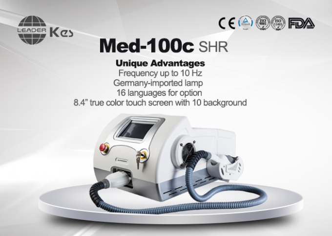 Machine ARRIÈRE d'épilation de SHR, machine de beauté du chargement initial 650-950nm (heure)