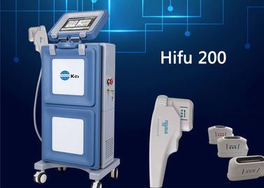 Visage de machine de HIFU serrant des frais supplémentaires de machine d'ultrason refroidissant la distance d'intervalle de Handpiece 1 - 2mm