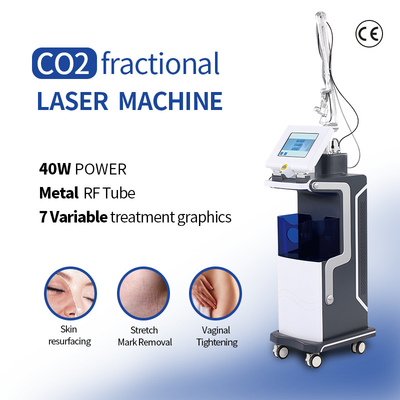 Machine laser fractionnée de CO2 pour la refaçage de la peau avec fonction de rajeunissement vaginal