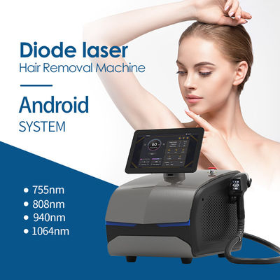Médicale Ce Triple Waves 808nm Diode Laser Machine 13,3&quot; écran Android