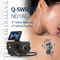 Q Équipement de retrait de tatouage au laser médical commuté avec énergie de pulsation 532 1064 nm