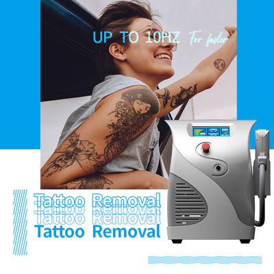 machine à commutation de Q de Remova de tatouage de laser de ND Yag de 532nm 755nm 1064nm 1320nm