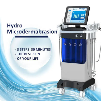 Machine de dermabrasion à l'eau hydrafaciale pour dissolvant de rides 14 en 1