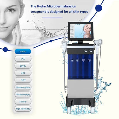 Machine verticale de dermabrasion hydrafaciale de machine de peau d'aqua de 1.5Mhz