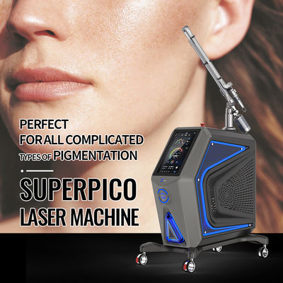 1064 machine à commutation de Q de laser de ND YAG du nanomètre 532nm pour le retrait de tatouage et le retrait de tache de rousseur