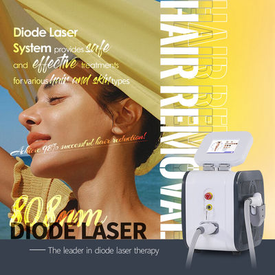 755nm 808nm 1064nm Diode Laser épilateur 1200W modèle portable