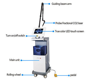 Serrage vaginal d'équipement de CO2 de laser de machine de retrait partiel médical vertical de balayage