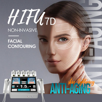 7D Hifu Facial Machine Technologie avancée pour des traitements supérieurs du visage et du corps