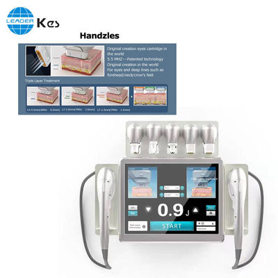 Machine professionnelle 7D HIFU / machine de raffermissement de la peau par ultrasons concentrés à haute intensité