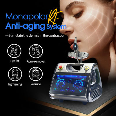 Levé de peau du cou machine de beauté RF technologie anti-âge poignées OEM