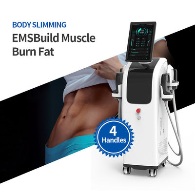EMS Body Slimming 13 Tesla 4000VA Power Machine avec 4 pièces à main
