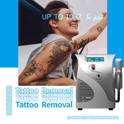 Équipement pour l'élimination des tatouages au laser Nd Yag à Q-Switch réglable 1-10 Hz