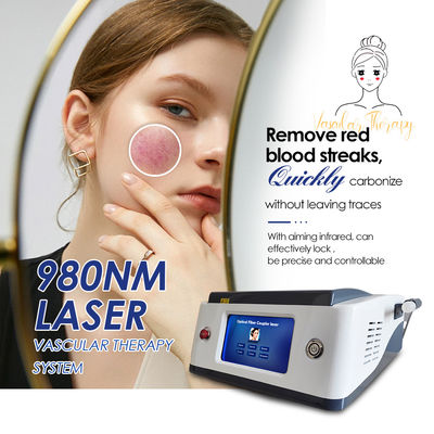 Machine d' élimination vasculaire 980nm Laser équipement d' élimination des veines d' araignée