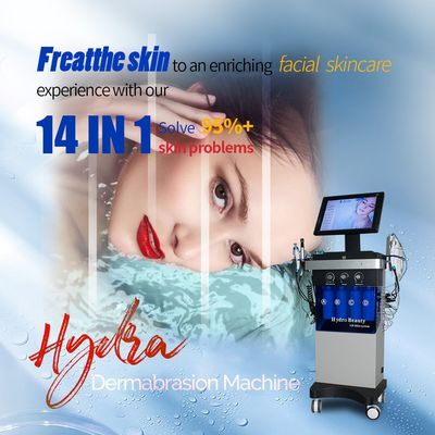 Soins de la peau 14 en 1 Hydra beauté machine à jet d'eau outil de démaquillant de casque noir