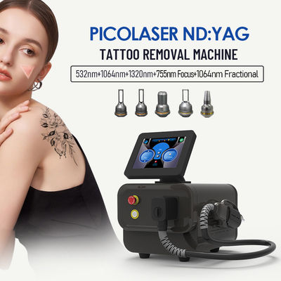 1064nm Conseils de traitement fractionné Peeling au carbone avec deux tiges φ7 φ8 Taille de la tige laser
